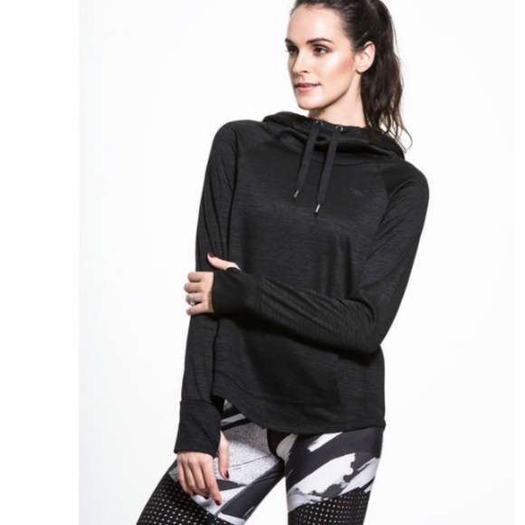 Running Bare Long Weekend Hoodie in Black - Picture 3 of 8